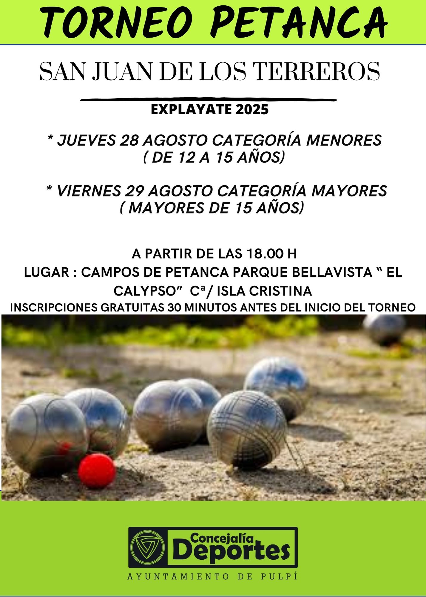 TORNEO DE PETANCA EXPLAYATE 2025